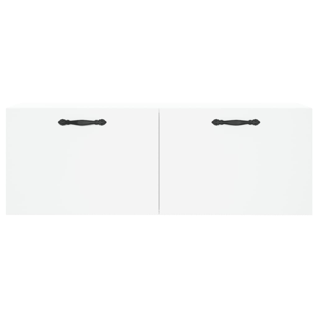 Mobile a Parete Bianco 100x36,5x35 cm in Legno Multistrato