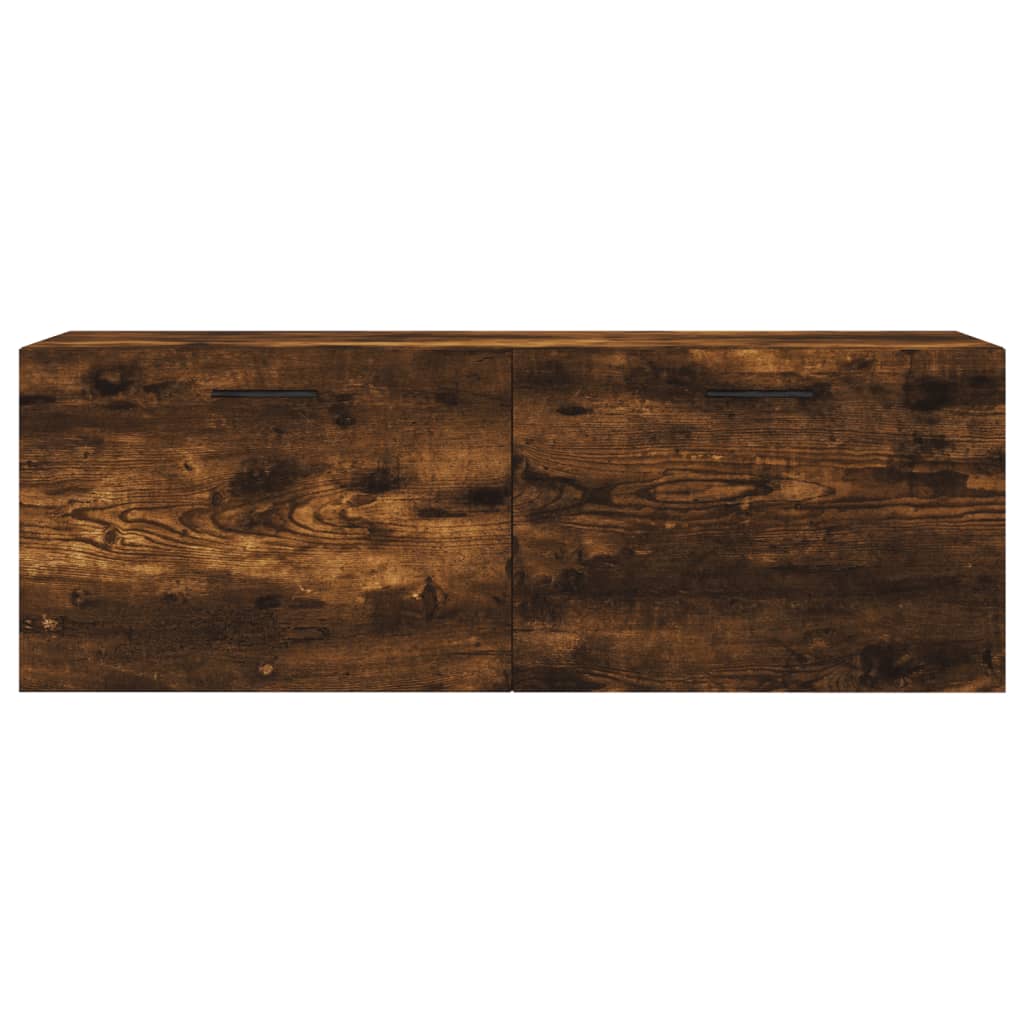 Mobile a Parete Rovere Fumo 100x36,5x35 cm in Legno Multistrato