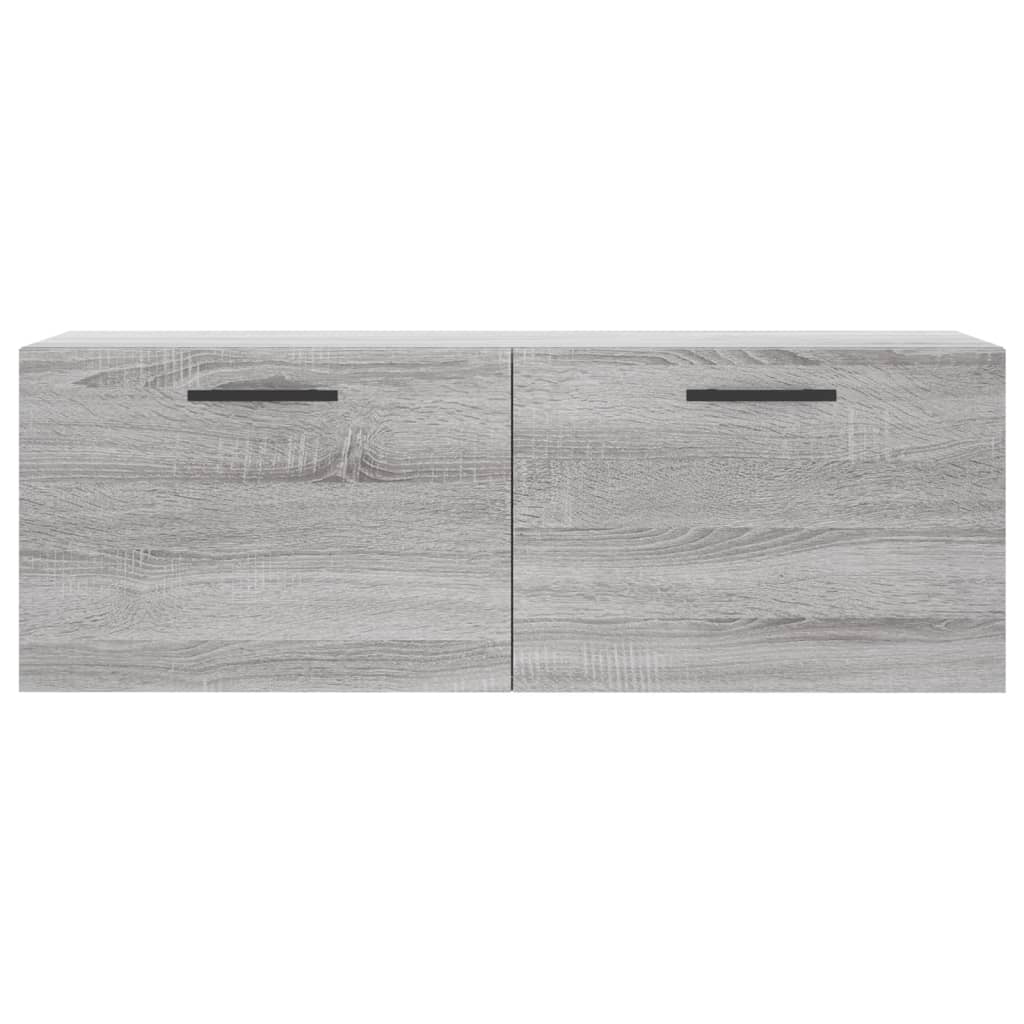 Mobile a Parete Grigio Sonoma 100x36,5x35 cm Legno Multistrato