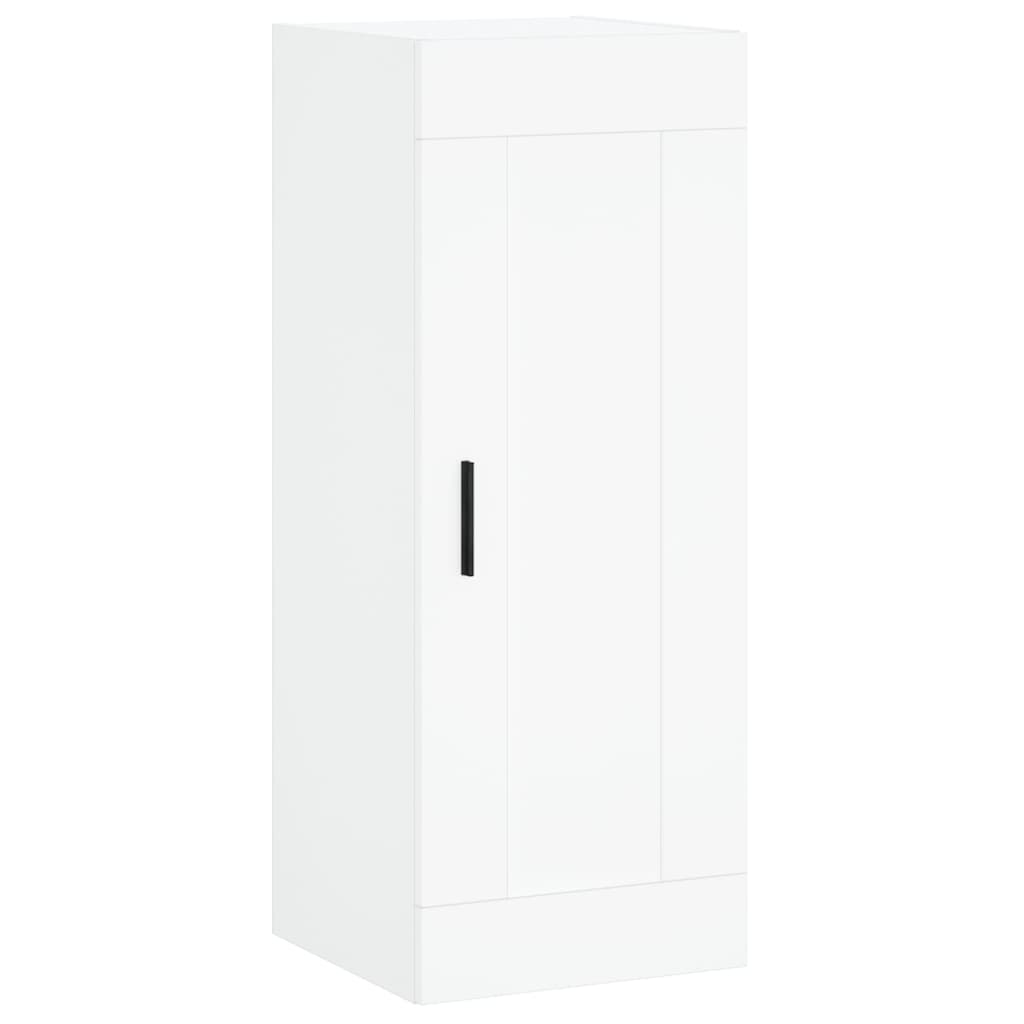 Armadietto a Muro Bianco 34,5x34x90 cm in Legno Multistrato