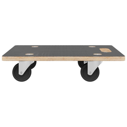 Pedane di Trasporto 2 pz Rettangolari 50x35x11,5 cm 250 kg