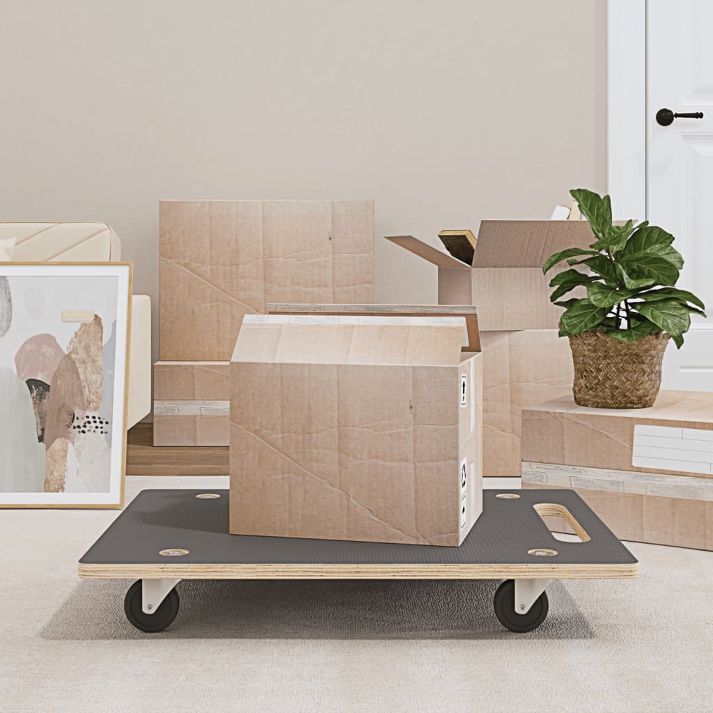 Pedane di Trasporto 2 pz Rettangolari 80x55x11,5 cm 250 kg
