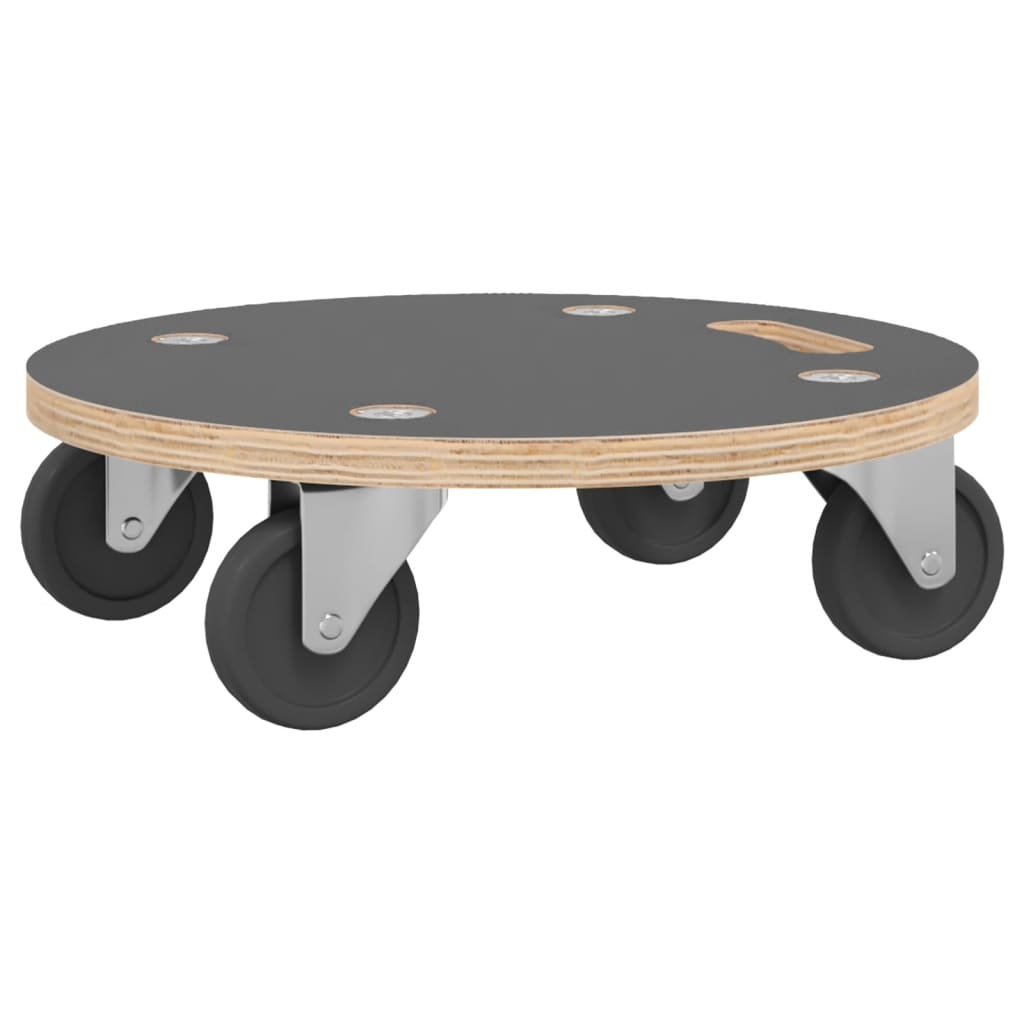 Pedane di Trasporto 2 pz Rotonde Ã˜38x11,5 cm 250 kg