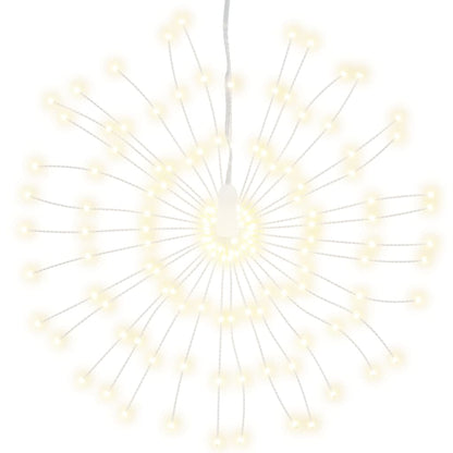 Illuminazioni di Natale Galassia 140 LED 8pz Bianco Caldo 17 cm