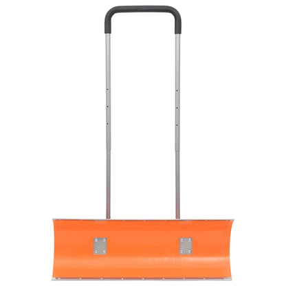 Pala da Neve con Manico Allungabile Arancione 96cm Lama Acciaio