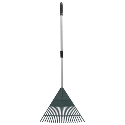 Rastrello per Foglie Verde Scuro 155,5 cm in PP