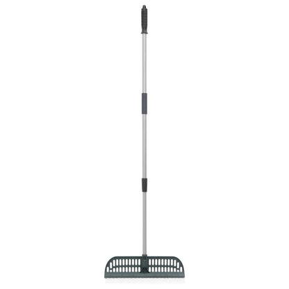 Rastrello per Foglie 2 in 1 Verde Scuro 157 cm in PP