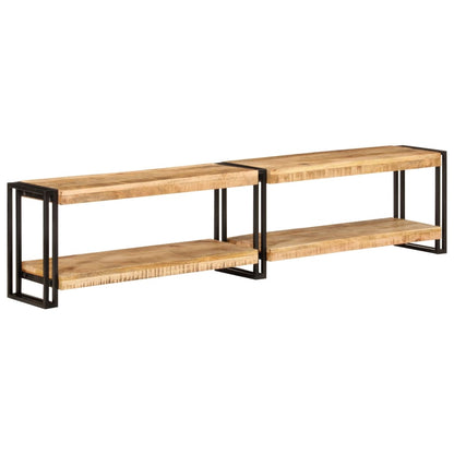 Mobile Porta TV 180x30x40 cm in Legno Massello di Mango