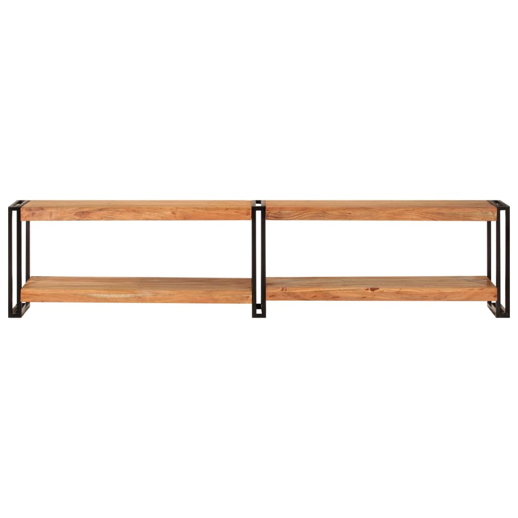 Mobile Porta TV 180x30x40 cm in Legno Massello di Acacia