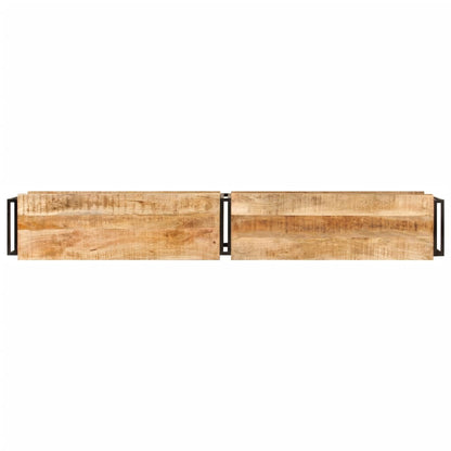 Mobile Porta TV 200x30x40 cm in Legno Massello di Mango