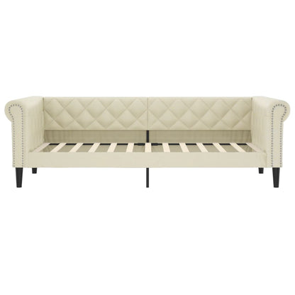 Letto da Giorno Crema 80x200 cm in Similpelle