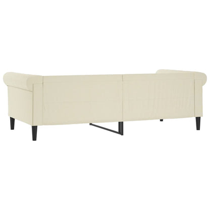 Letto da Giorno Crema 80x200 cm in Similpelle