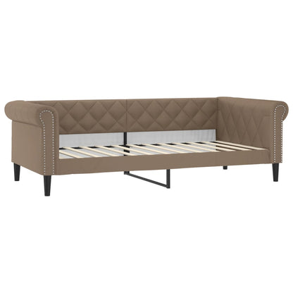 Letto da Giorno Cappuccino 100x200 cm in Similpelle