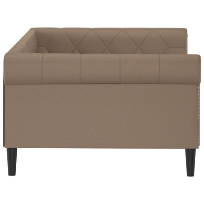 Letto da Giorno Cappuccino 100x200 cm in Similpelle