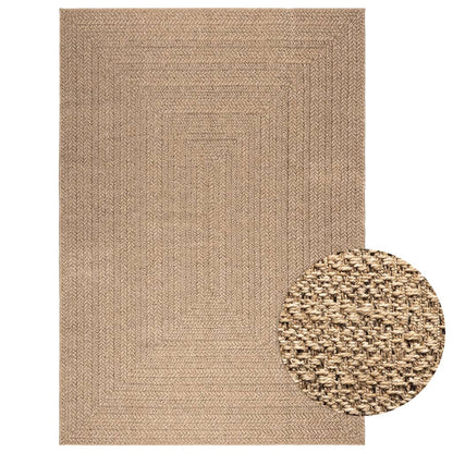 Tappeto ZIZUR 160x230 cm Aspetto Iuta per Interni ed Esterni