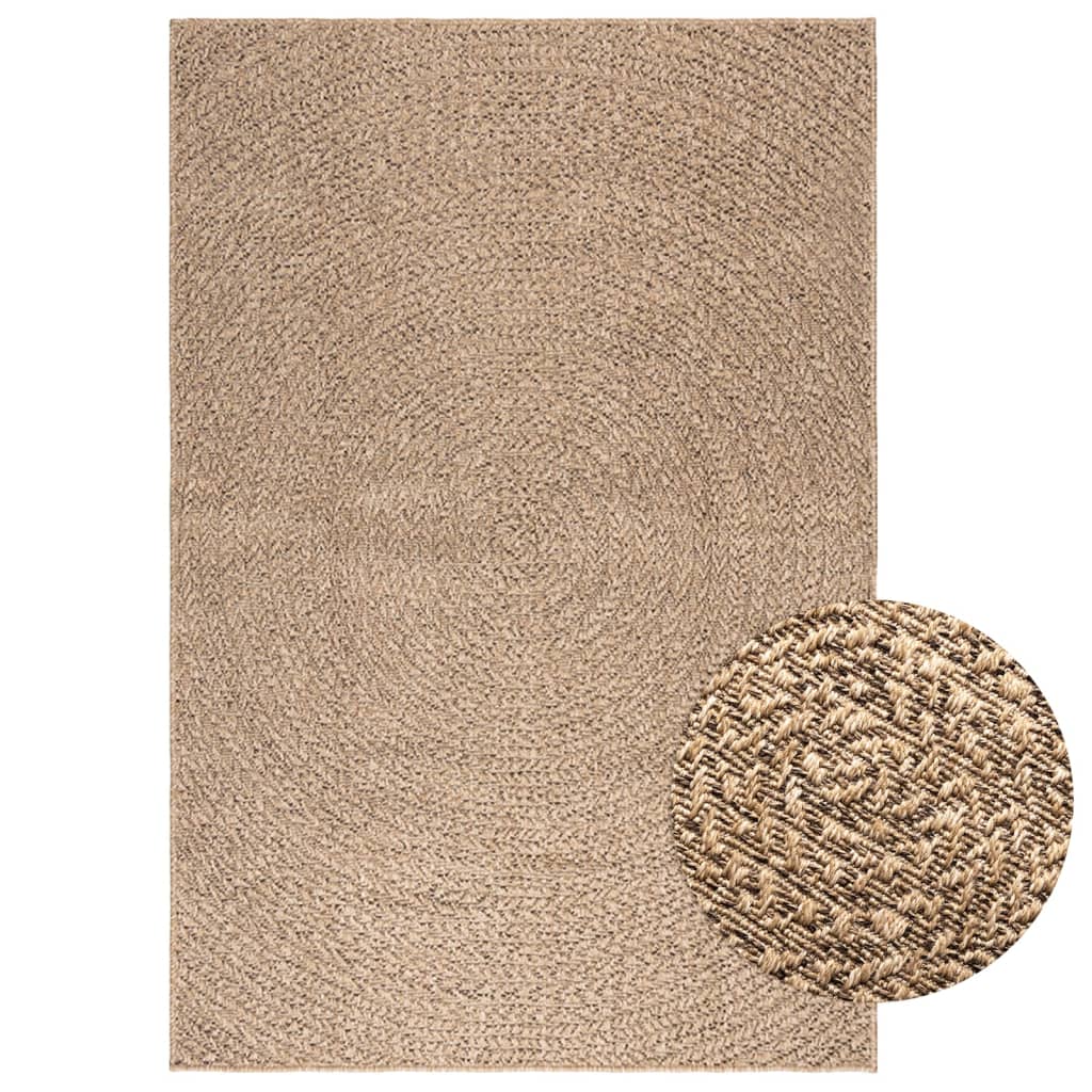 Tappeto ZIZUR 120x170 cm Aspetto Iuta per Interni ed Esterni