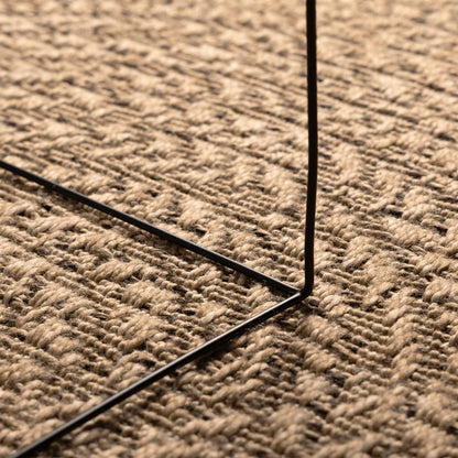 Tappeto ZIZUR 200x290 cm Aspetto Iuta per Interni ed Esterni