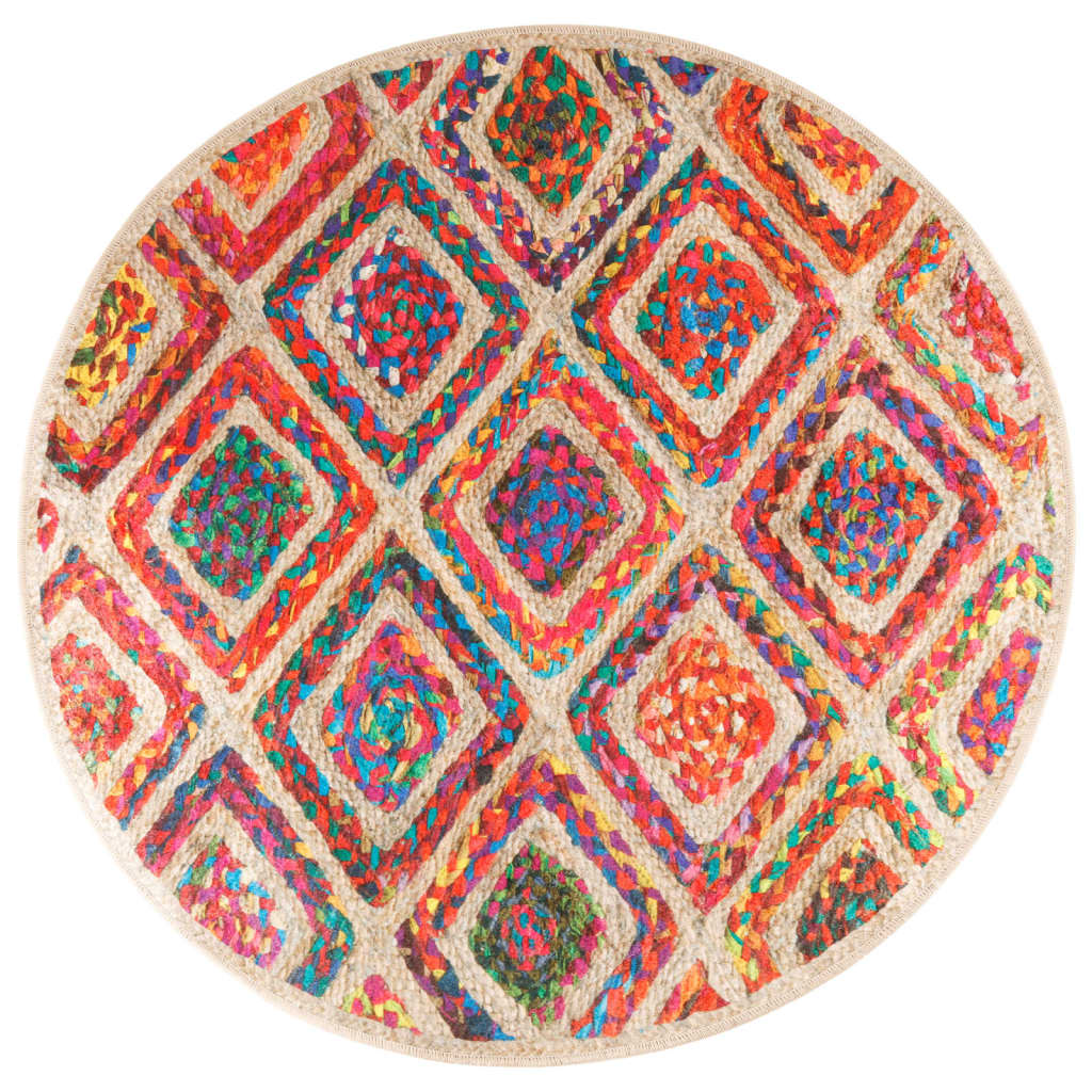 Tappeto Lavabile Multicolore Ã˜ 120 cm