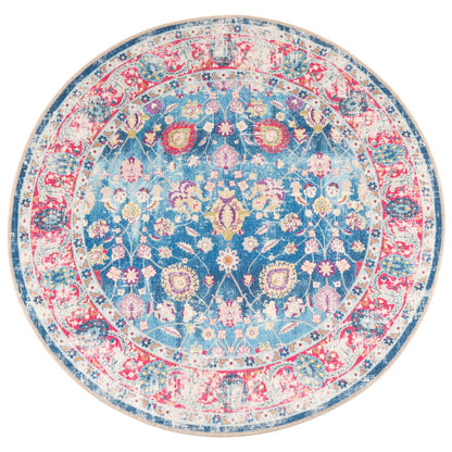 Tappeto Lavabile Multicolore Ã˜ 120 cm Antiscivolo