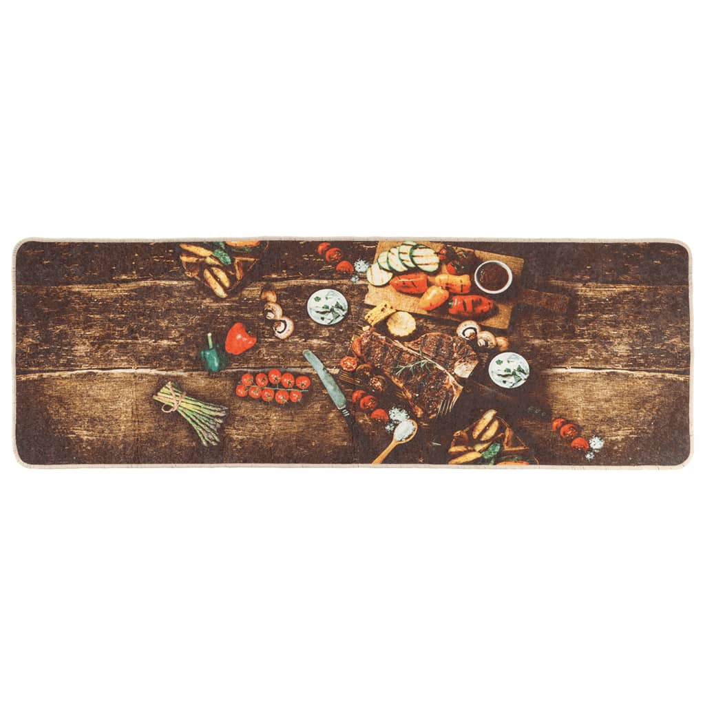 Tappeto da Cucina Multicolore 60x180 cm Lavabile