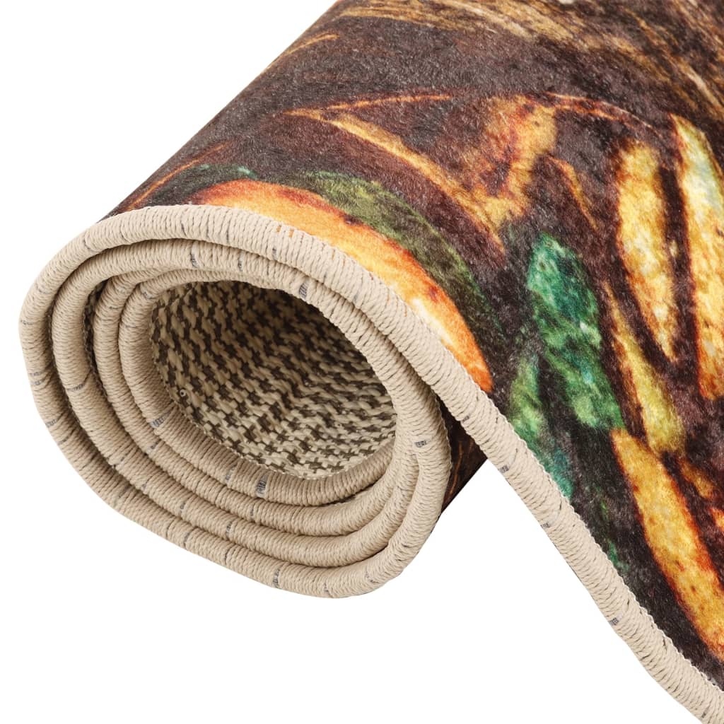 Tappeto da Cucina Multicolore 60x180 cm Lavabile