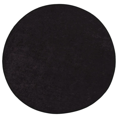Tappeto Lavabile Antracite Ã˜ 200 cm Antiscivolo