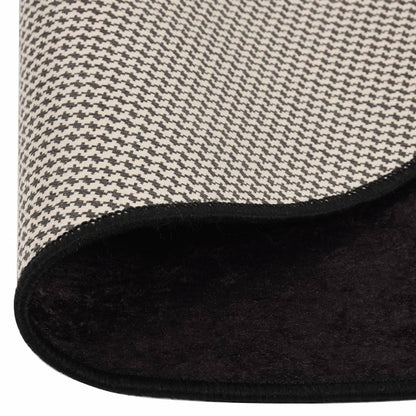 Tappeto Lavabile Antracite Ã˜ 200 cm Antiscivolo