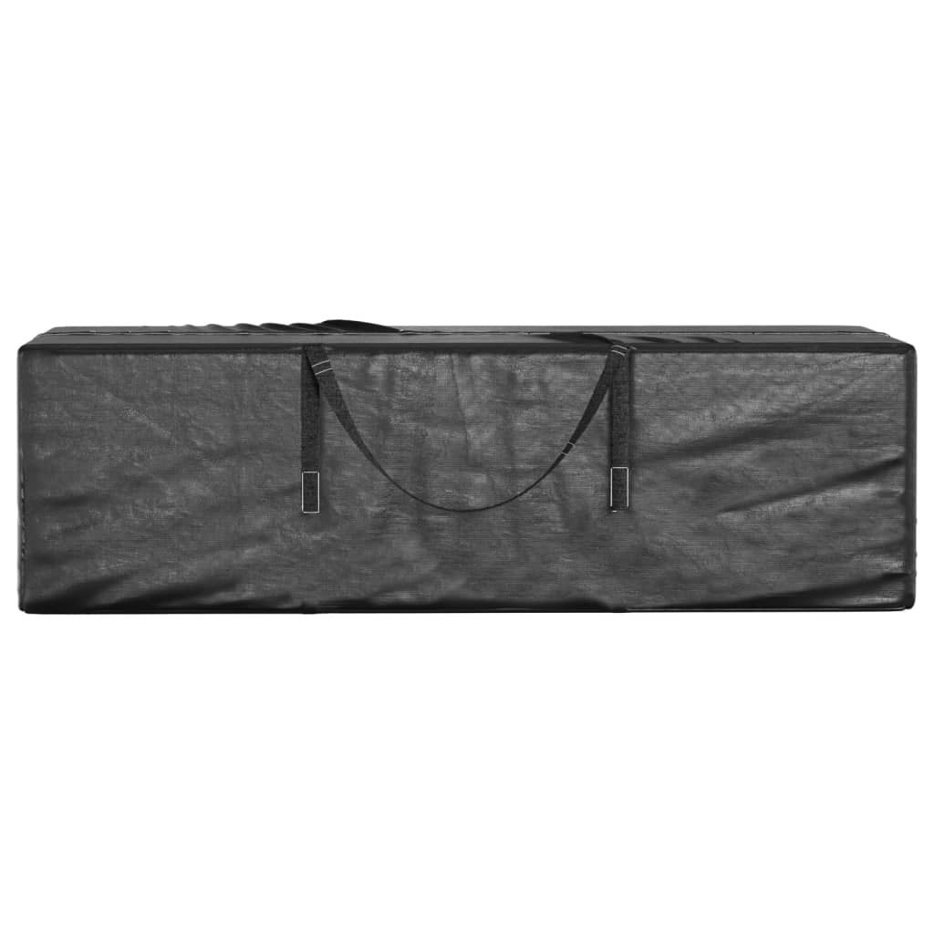 Custodia per Albero di Natale Nera 135x40x55 cm Polietilene