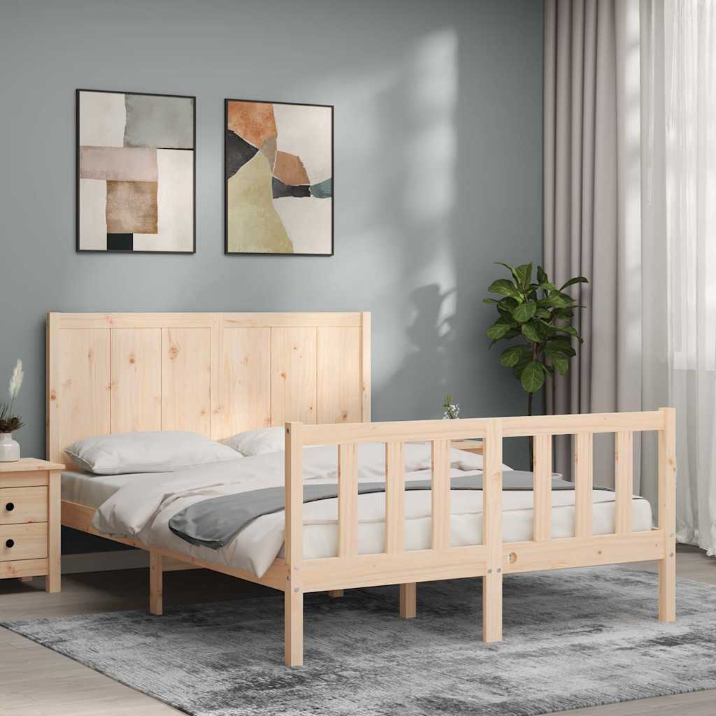 Giroletto senza Materasso 140x200 cm in Legno Massello di Pino