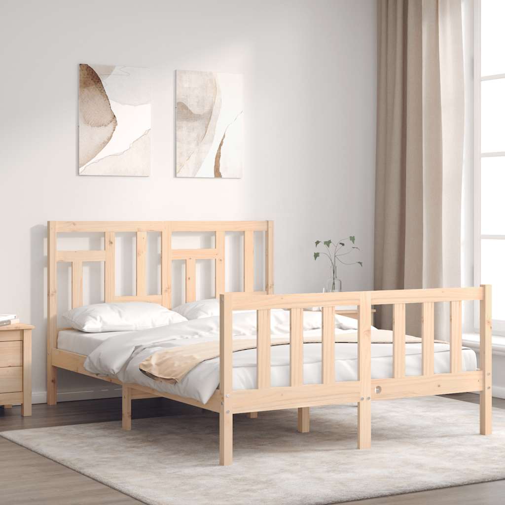 Giroletto senza Materasso 140x200 cm in Legno Massello di Pino