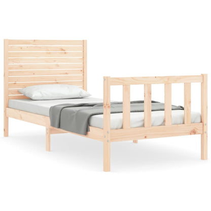 Giroletto senza Materasso 100x200 cm in Legno Massello di Pino