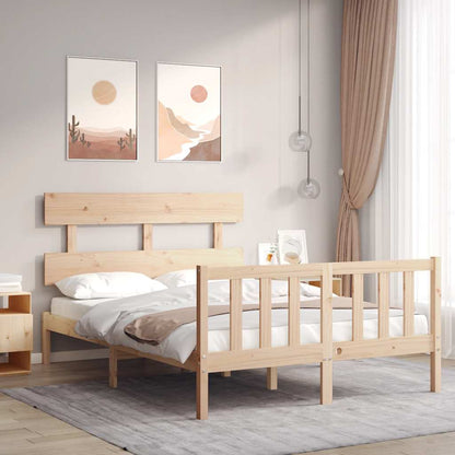 Giroletto senza Materasso 140x200 cm in Legno Massello di Pino
