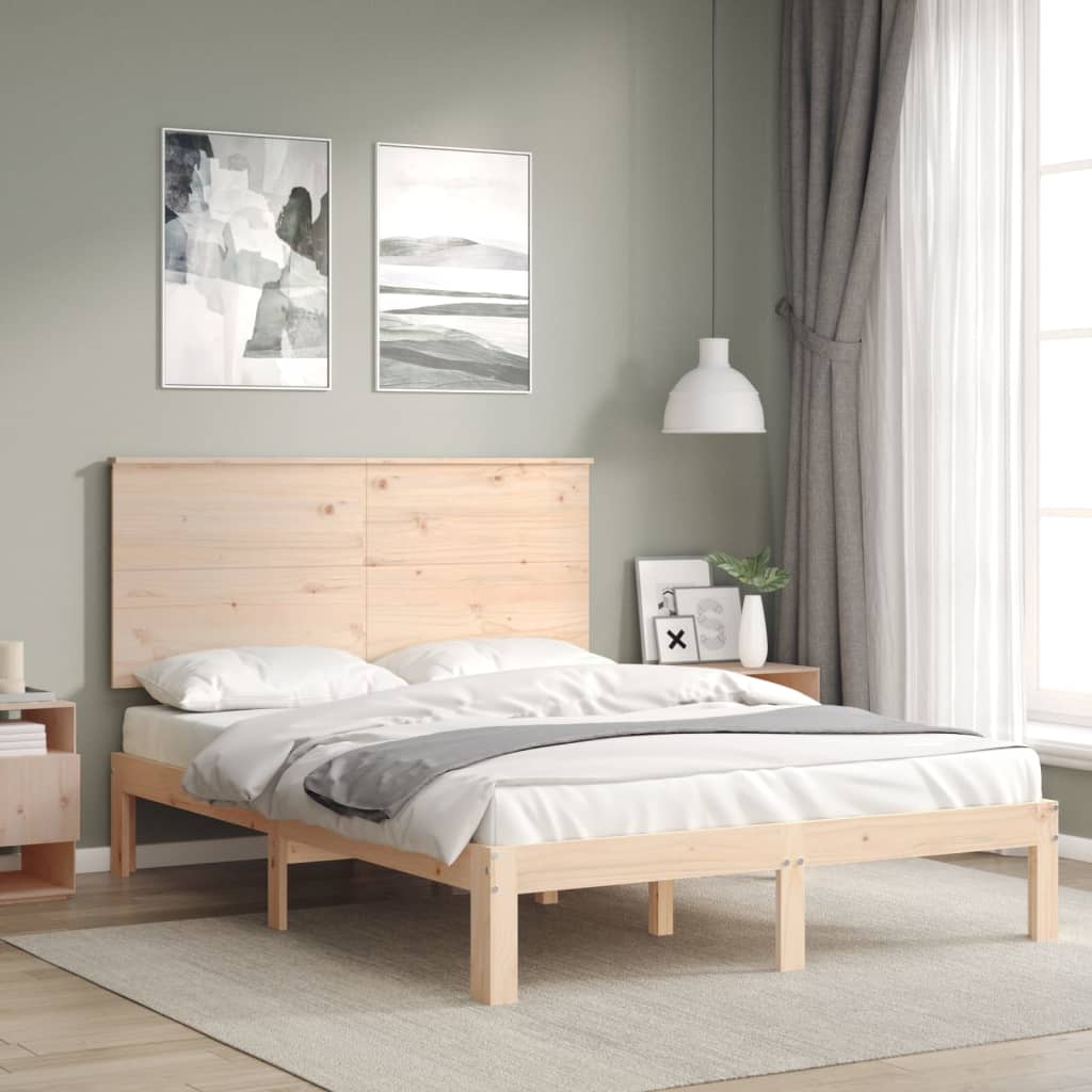 Giroletto senza Materasso 140x200 cm in Legno Massello di Pino