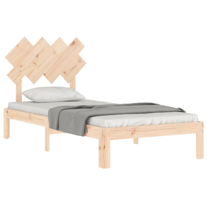 Giroletto senza Materasso 90x200 cm in Legno Massello di Pino