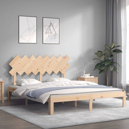 Giroletto senza Materasso 160x200 cm in Legno Massello di Pino