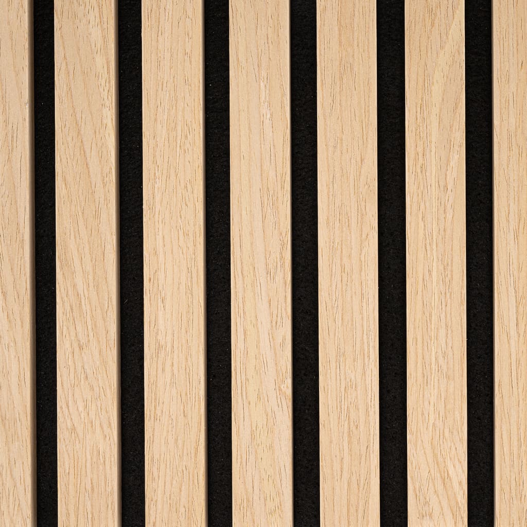 WallArt Pannelli Acustici da Parete Aku Rovere Chiaro 4 pz