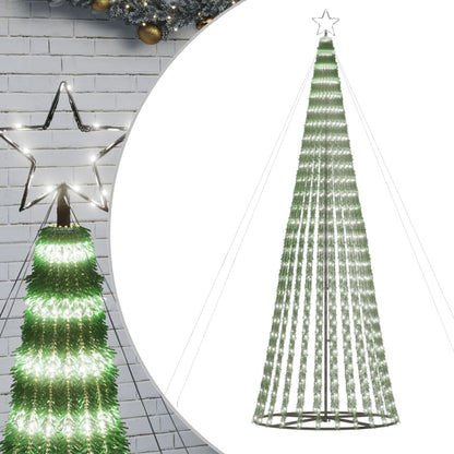 Albero di Natale a LED 688 LED Bianco Freddo 300 cm