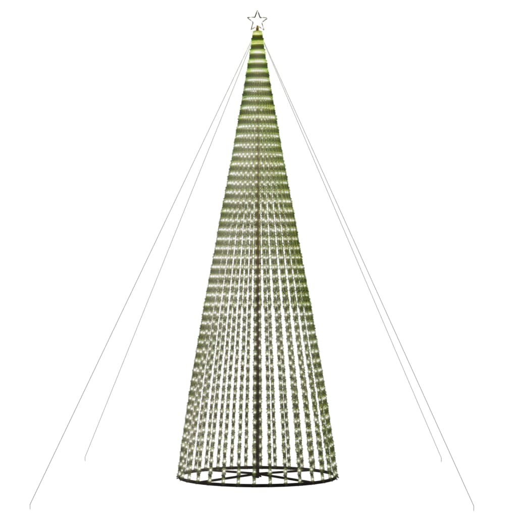 Albero di Natale a LED 1544 LED Bianco Freddo 500 cm