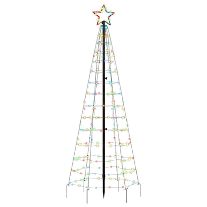 Albero di Natale a LED con Punte 220 LED Colorato 180 cm