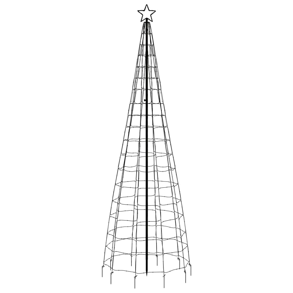 Albero di Natale a LED con Punte 570 LED Bianco Freddo 300 cm