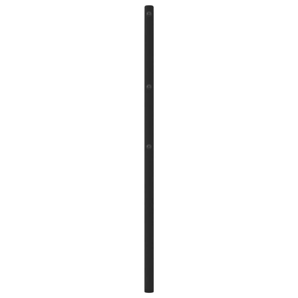 Testiera di Ricambio in Metallo Nero 75 cm