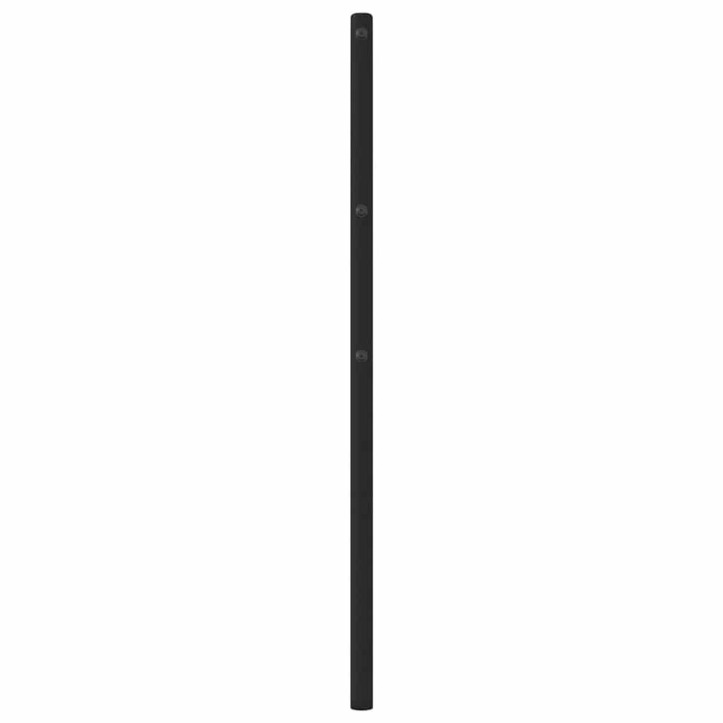 Testiera di Ricambio in Metallo Nero 120 cm