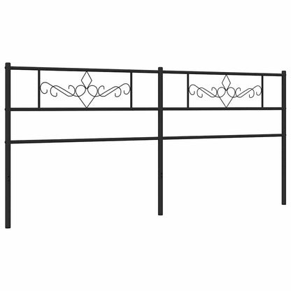 Testiera di Ricambio in Metallo Nero 180 cm