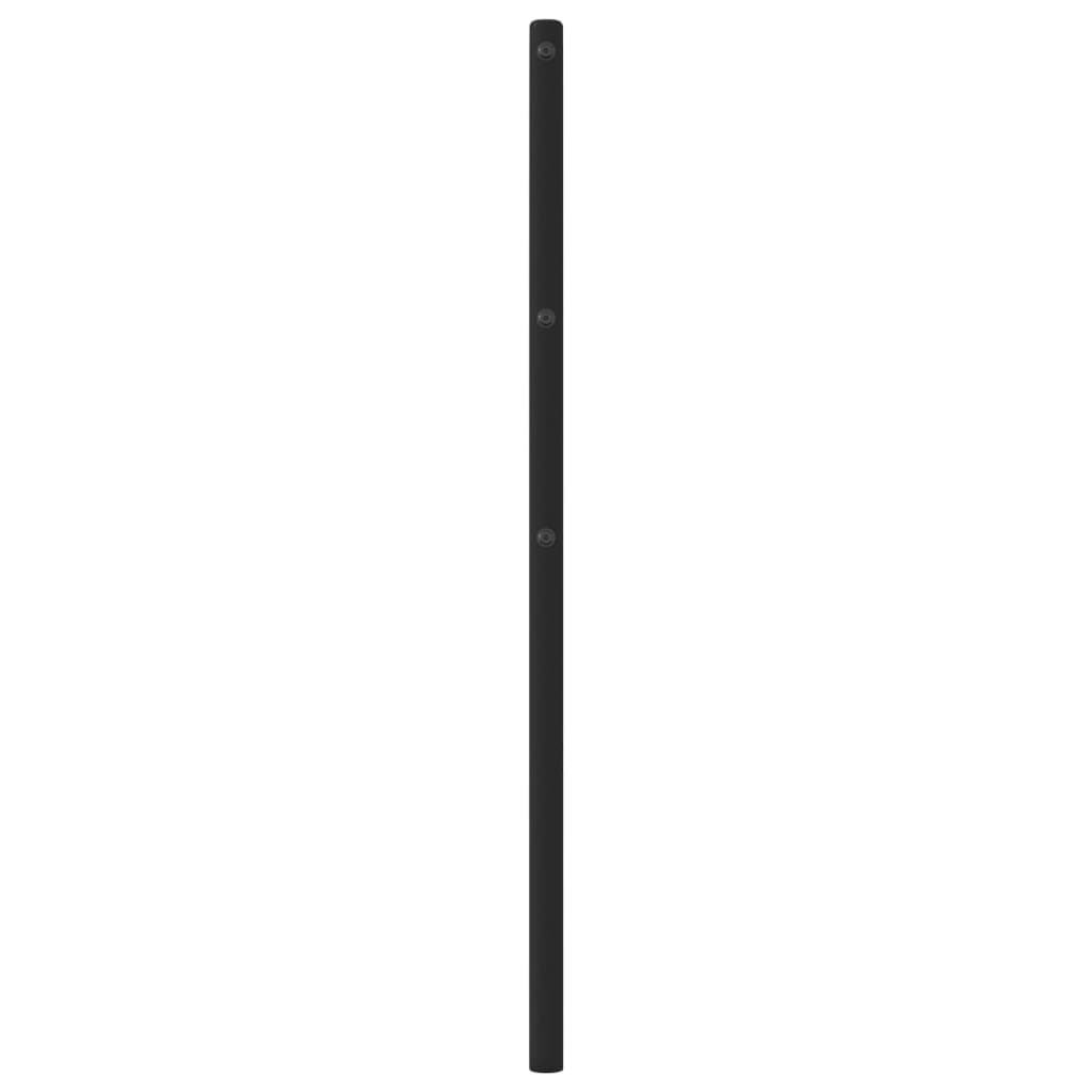 Testiera di Ricambio in Metallo Nero 200 cm