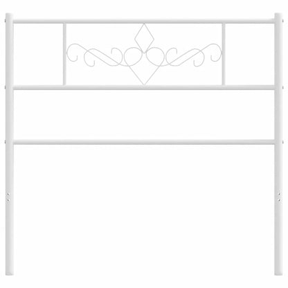 Testiera di Ricambio in Metallo Bianco 75 cm