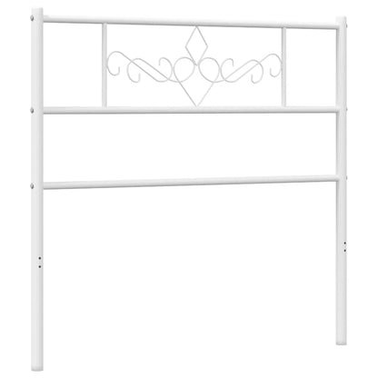 Testiera di Ricambio in Metallo Bianco 100 cm