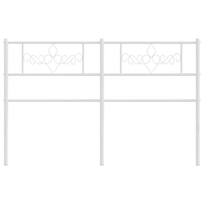 Testiera di Ricambio in Metallo Bianco 120 cm