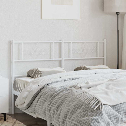 Testiera di Ricambio in Metallo Bianco 120 cm