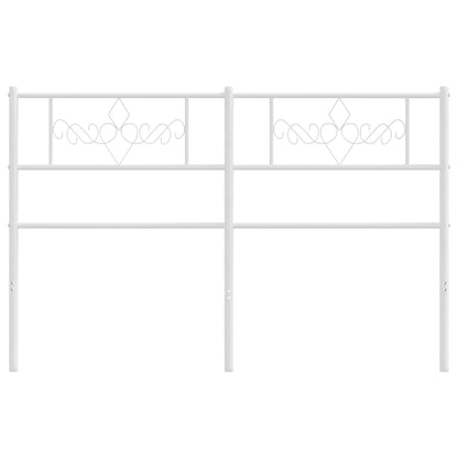Testiera di Ricambio in Metallo Bianco 160 cm