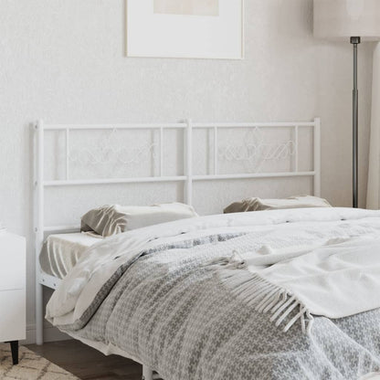 Testiera di Ricambio in Metallo Bianco 160 cm